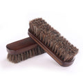 Horsehair Shoe Brush Soft Bristle Polishing Cleaning Brush for Leather Shoes Care – Dust Removal, Buffing & Shoe Shine Tool